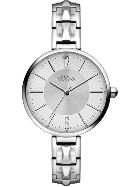 sOliver SO-15121-MQR Relógio para mulher, pulseira de metal
