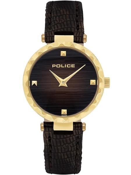 Police PL.15570LSG/12 ladies' watch, real leather strap