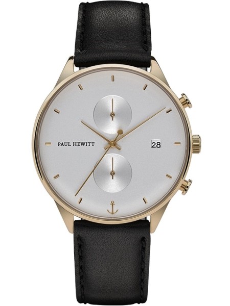 Paul Hewitt PH-6456518 herenhorloge, echt leer bandje