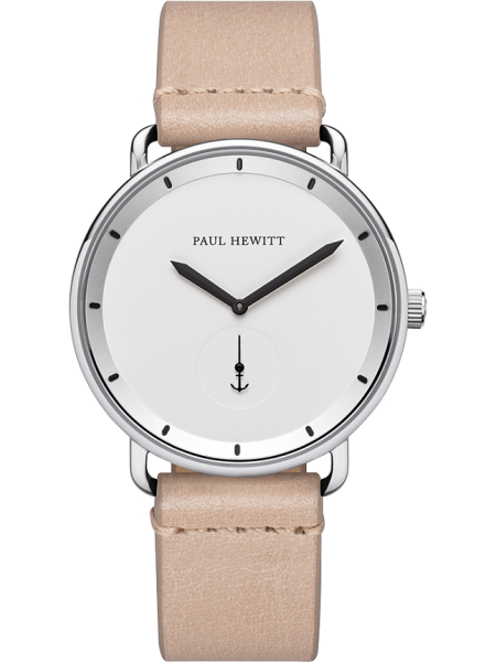 Paul Hewitt PH-6455650 montre pour homme, cuir véritable sangle