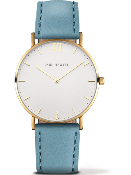 Paul Hewitt PH-6455139K ladies' watch, real leather strap