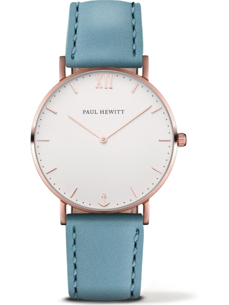 Paul Hewitt PH-6455208L Relógio para mulher, pulseira de cuero real