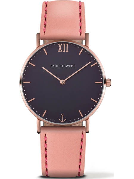 Paul Hewitt PH-6455176L ladies' watch, real leather strap