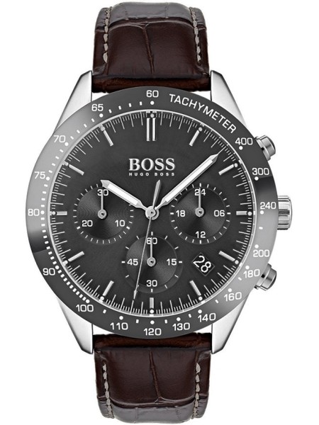 Hugo Boss HB1513598 men's watch, real leather strap