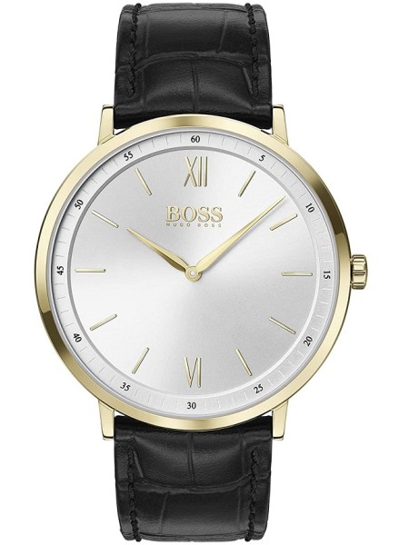 Hugo Boss HB1513751 montre pour homme, cuir véritable sangle