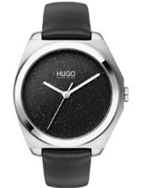 Hugo Boss H1540022 damklocka, äkta läder armband