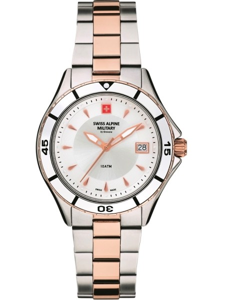 Swiss Alpine Military Uhr SAM7740.1152 Reloj para mujer, correa de acero inoxidable