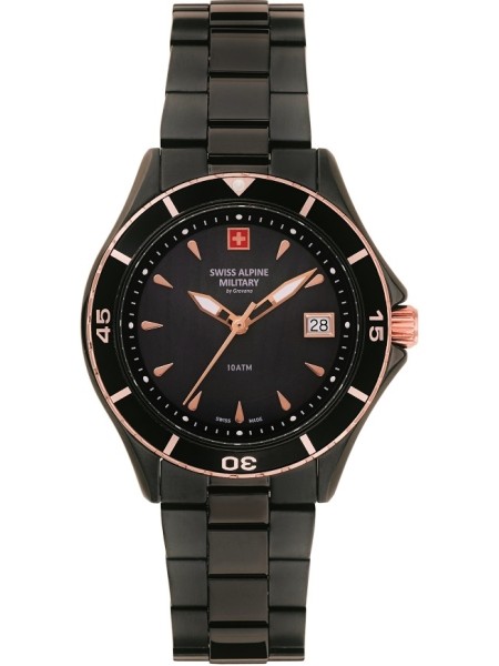 Swiss Alpine Military Uhr SAM7740.1187 Relógio para mulher, pulseira de acero inoxidable