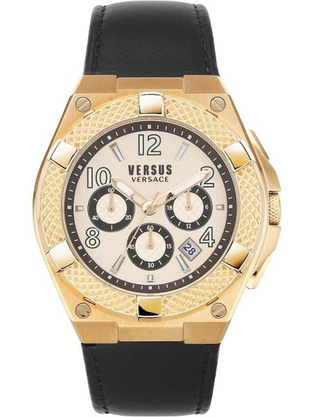 Versus by Versace VSPEW0319 men's watch, real leather strap
