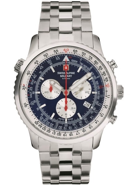Swiss Alpine Military Chronograph SAM7078.9135 men's watch, stainless steel strap
