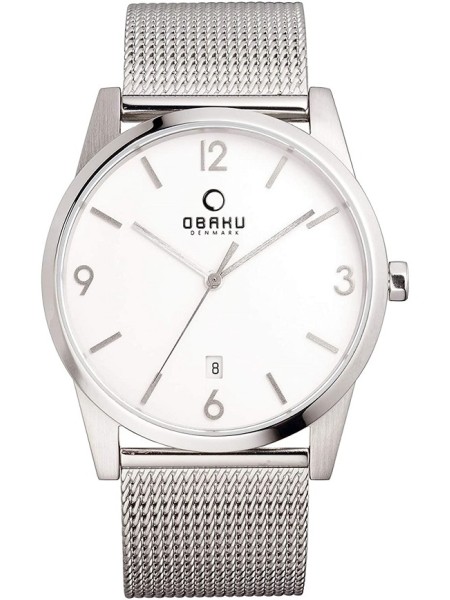 Obaku V169GDCIMC men's watch, stainless steel strap