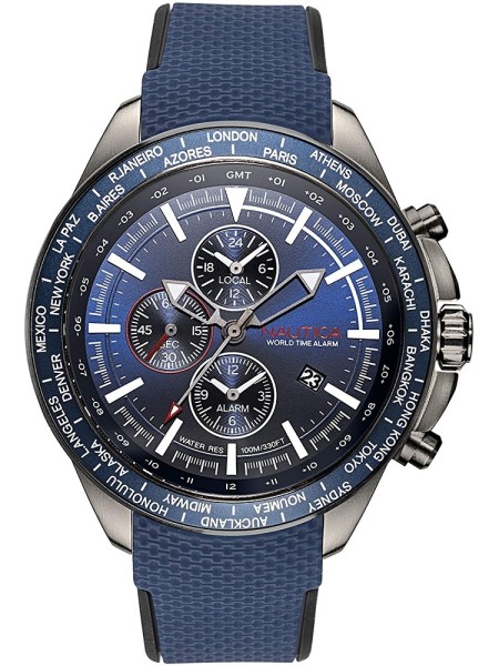 Nautica NAPOBP903 men's watch, silicone strap