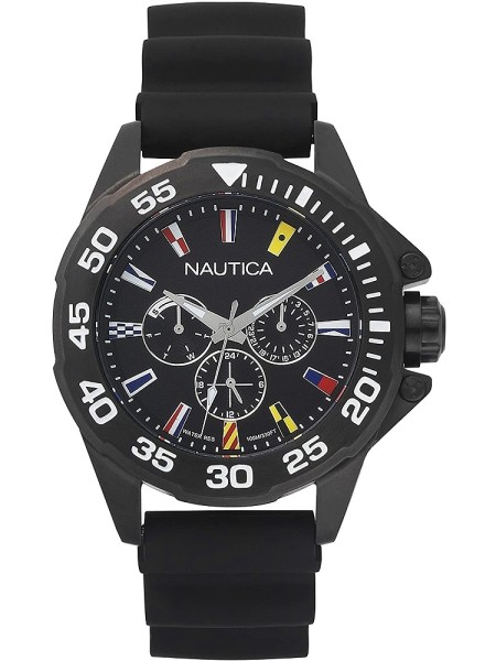 Nautica NAPMIA001 men's watch, silicone strap