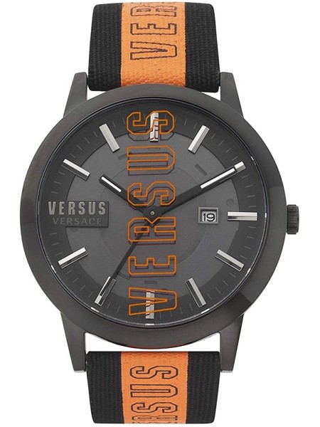 Versus by Versace Barbes Solar VSPHN0220 men's watch, real leather / nylon strap