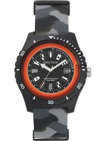 Nautica NAPSRF005 men's watch, silicone strap