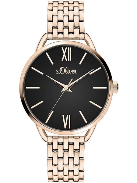 sOliver SO-4193-MQ Relógio para mulher, pulseira de acero inoxidable