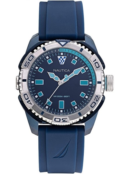 Nautica NAPTDS006 men's watch, silicone strap
