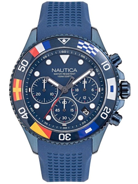 Nautica NAPWPF908 men's watch, stainless steel strap