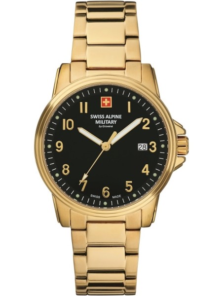 Swiss Alpine Military Uhr SAM7011.1117 herrklocka, rostfritt stål armband