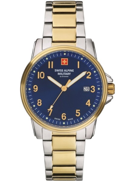 Swiss Alpine Military Uhr SAM7011.1145 herrklocka, rostfritt stål armband