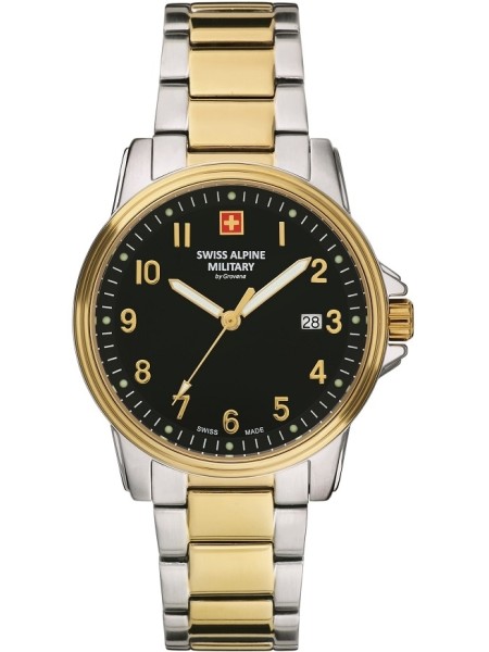 Swiss Alpine Military Uhr SAM7011.1147 herreur, rustfrit stål rem