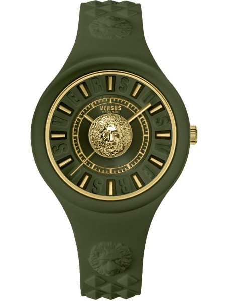 Versus by Versace Fire Island VSPOQ6820 Relógio para mulher, pulseira de silicona