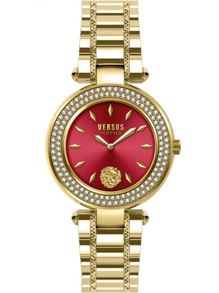 Versus by Versace Brick Lane Crystal VSP713920 γυναικείο ρολόι, με λουράκι stainless steel