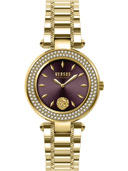 Versus by Versace Brick Lane Crystal VSP714120 γυναικείο ρολόι, με λουράκι stainless steel