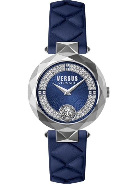 Versus by Versace Covent Garden Crystal VSPCD7220 ladies' watch, real leather strap