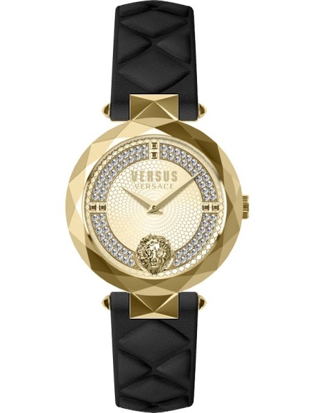 Versus by Versace Covent Garden Crystal VSPCD7420 ladies' watch, real leather strap