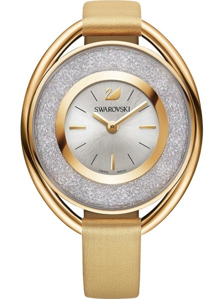 Swarovski 5158972 Relógio para mulher, pulseira de cuero real