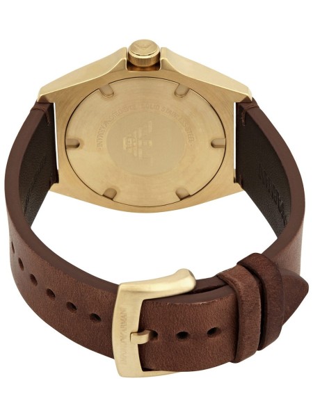 Emporio Armani AR11331 men's watch, real leather strap