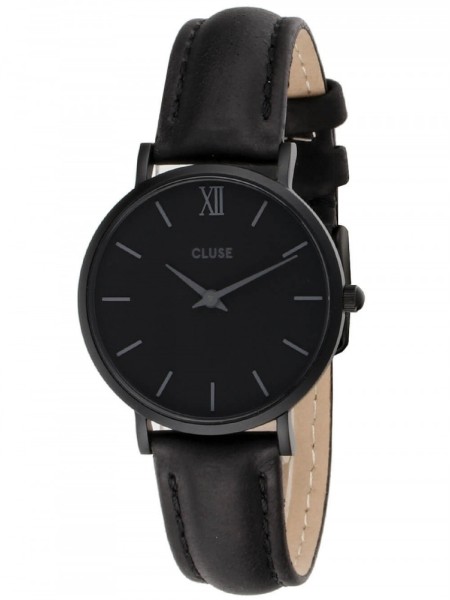 Cluse Minuit CL30008 ladies' watch, real leather strap