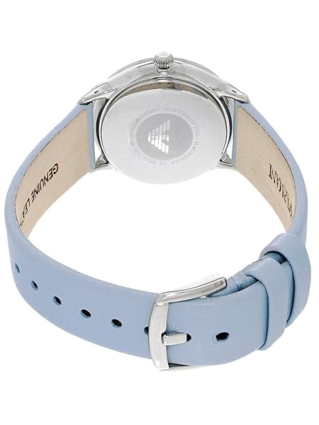 Emporio Armani AR1914 Relógio para mulher, pulseira de cuero real