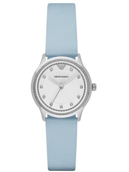 Emporio Armani AR1914 Relógio para mulher, pulseira de cuero real