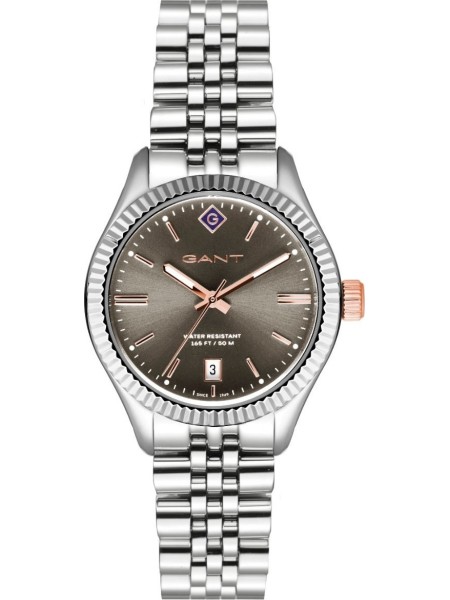Gant G136007 sieviešu pulkstenis, stainless steel siksna