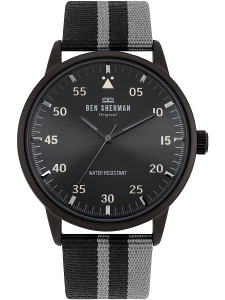 Ben Sherman WB042BE Herrenuhr, textile Armband