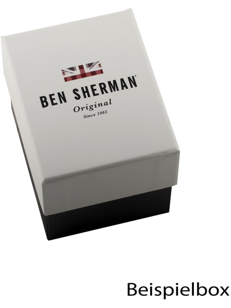 Ben Sherman Spitalfields Vinyl WB015UB Reloj para hombre, correa de piel de becerro