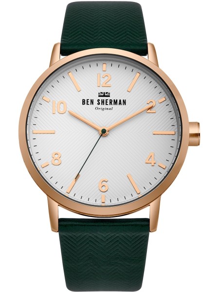 Ben Sherman WB070NBR men's watch, cuir de veau strap