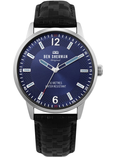 Ben Sherman WB029BU men's watch, calf leather strap