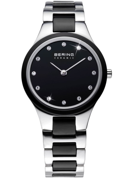 Bering Ceramic 32327-742 Reloj para mujer, correa de acero inoxidable / cerámica
