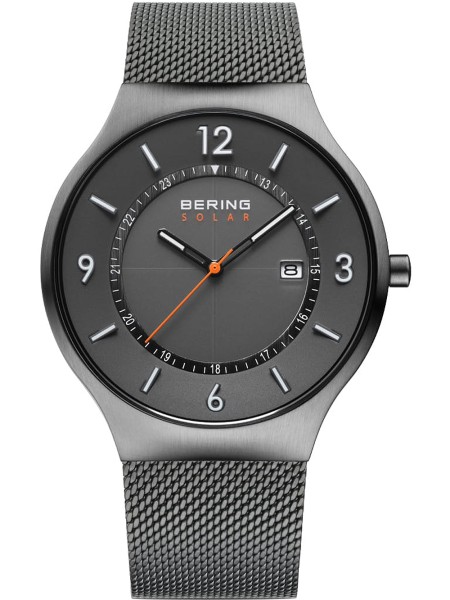 Bering Solar 14441-377 men's watch, stainless steel strap