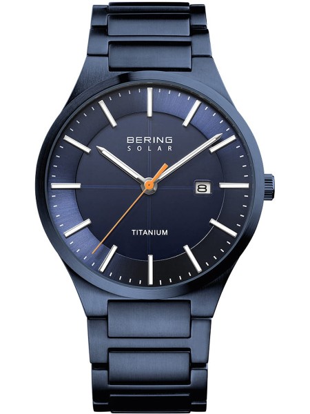 Bering Titanium Solar 15239-797 men's watch, titanium strap