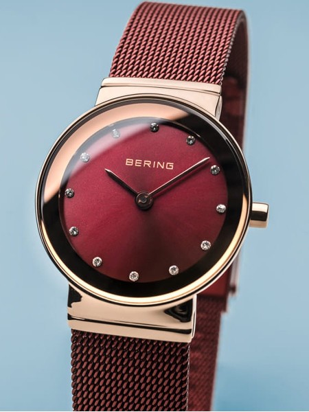 Orologio da donna Bering Classic 10126-363, cinturino stainless steel