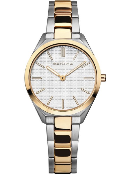 Bering Ultra Slim 17231-704 γυναικείο ρολόι, με λουράκι stainless steel