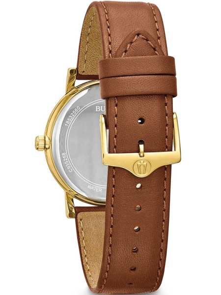Bulova 97B135 men's watch, calf leather strap