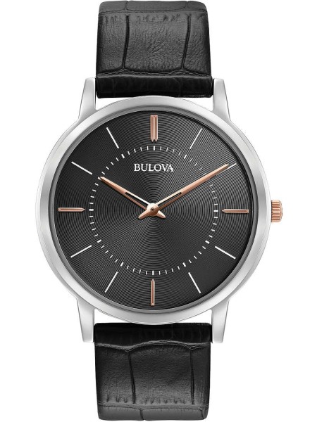 Bulova Classic 98A167 montre pour homme, cuir de veau sangle