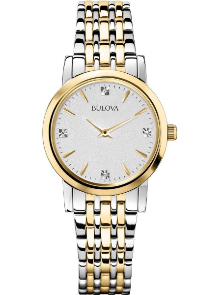 Bulova Classic Diamant 98P115 ladies' watch, stainless steel strap