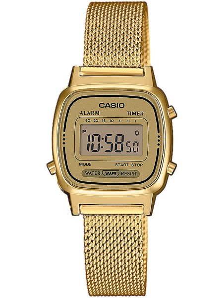 Casio Vintage LA670WEMY-9EF γυναικείο ρολόι, με λουράκι stainless steel