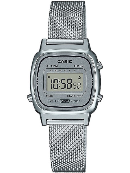 Casio Vintage LA670WEM-7EF ladies' watch, stainless steel strap